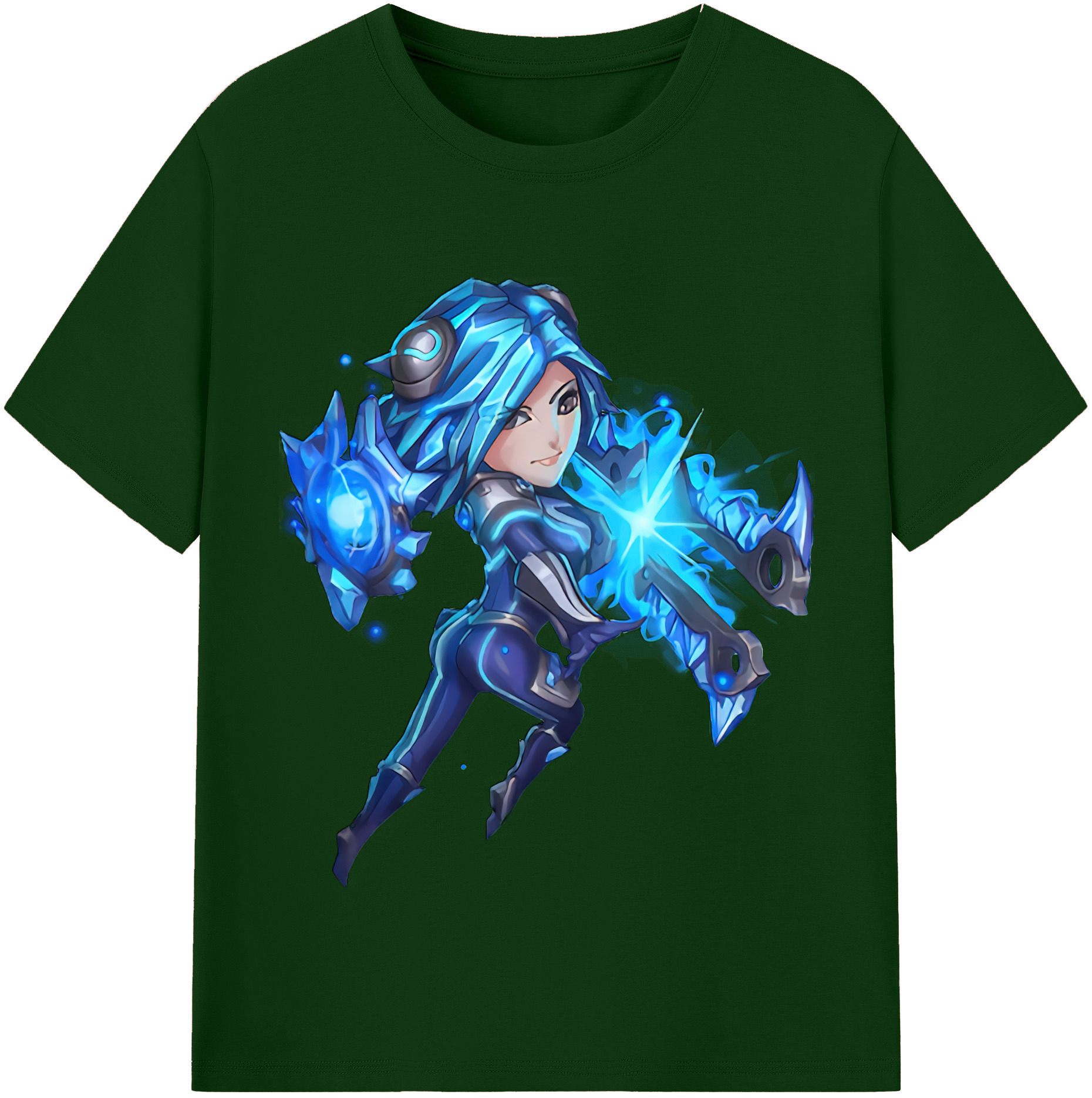 リーグ・オブ・レジェンド League of Legends LOL 綿100％半袖Tシャツ（フロントプリント）